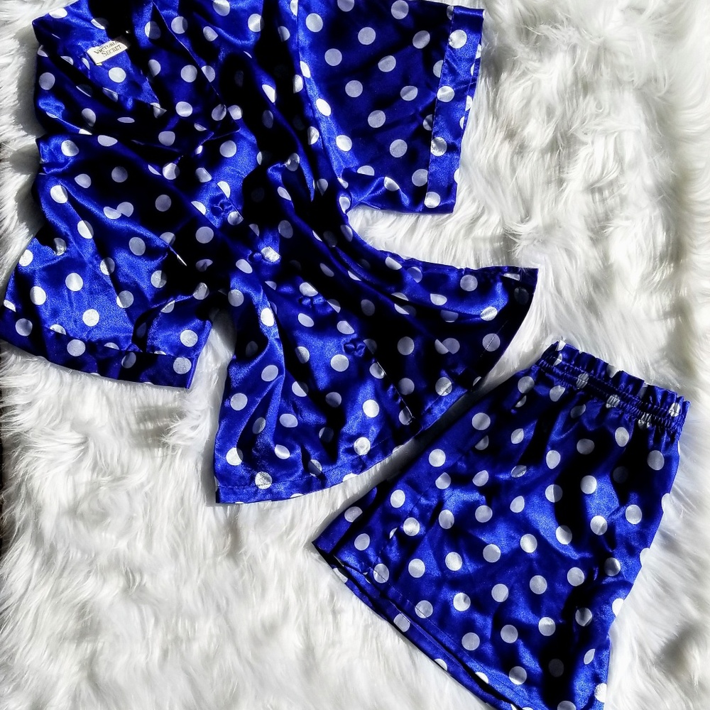 🌟VTG🌟 VICTORIA'S SECRET 2pc Polka Dot Pajamas